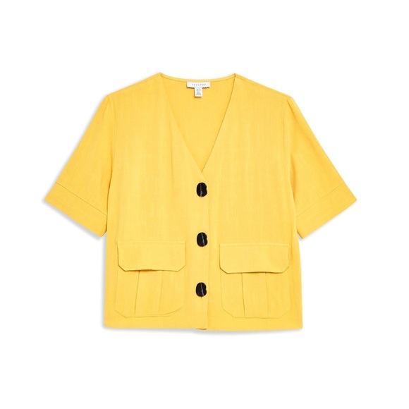 topshop yellow top⭐️ - Picture 2 of 8